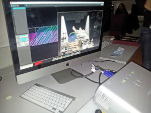 Projection mapping at Quad