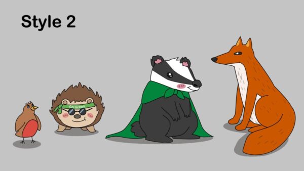 Character designs option 2